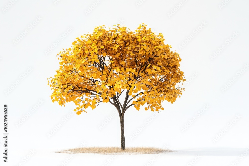 Tree with Yellow Leaves Tree with Yellow Leaves