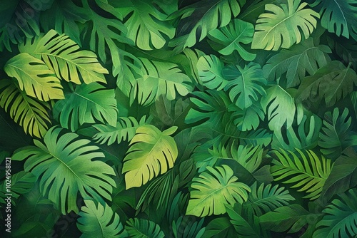 Close-up view of vibrant green fern foliage in a lush garden setting, Close up of bright green fern leaves in a beautiful garden environment