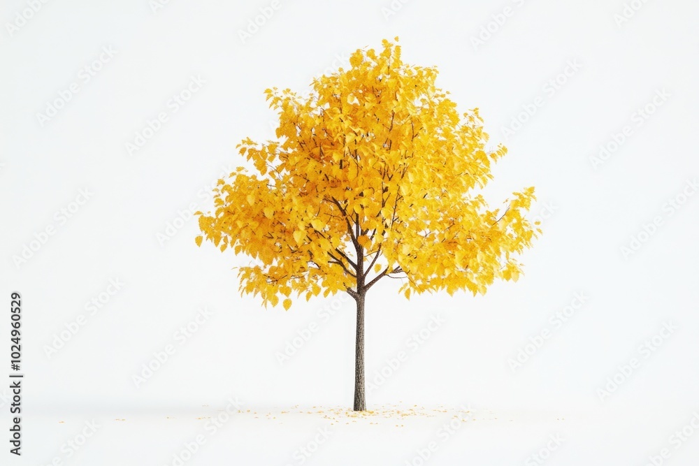 Tree with Yellow Leaves Tree with Yellow Leaves