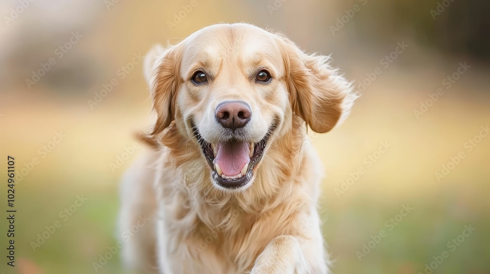 Dog playing outdoors with energy after a healthy meal, vitality, wellness, Dog playing outdoors with energy after a healthy meal, vitality, wellness,