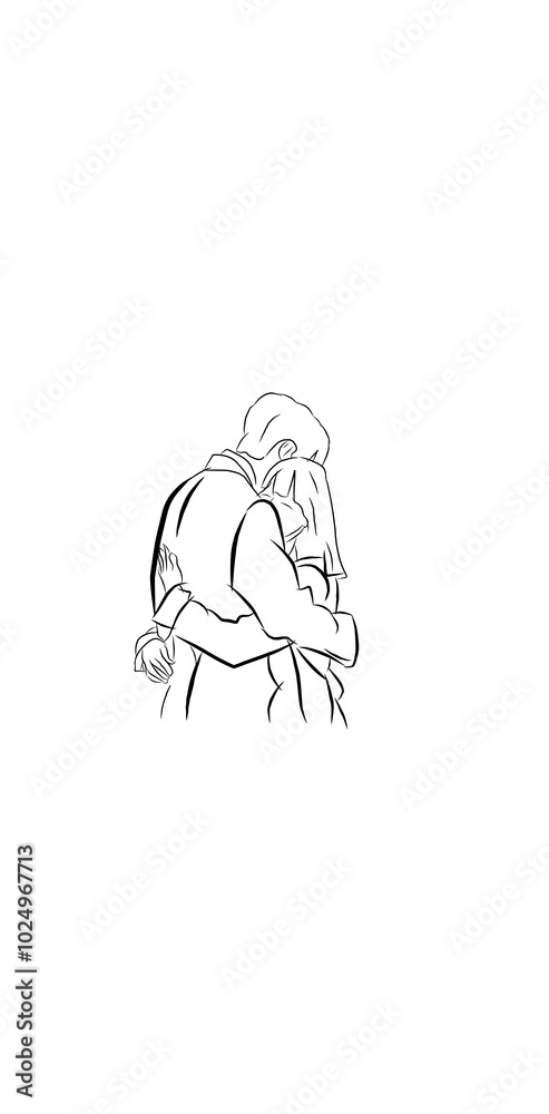 sad couple made by hand