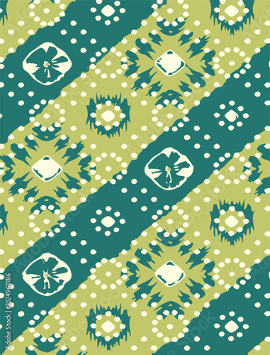 Chunri, bandhani, design, allover, seamless, repeat pattern, block, screen print,