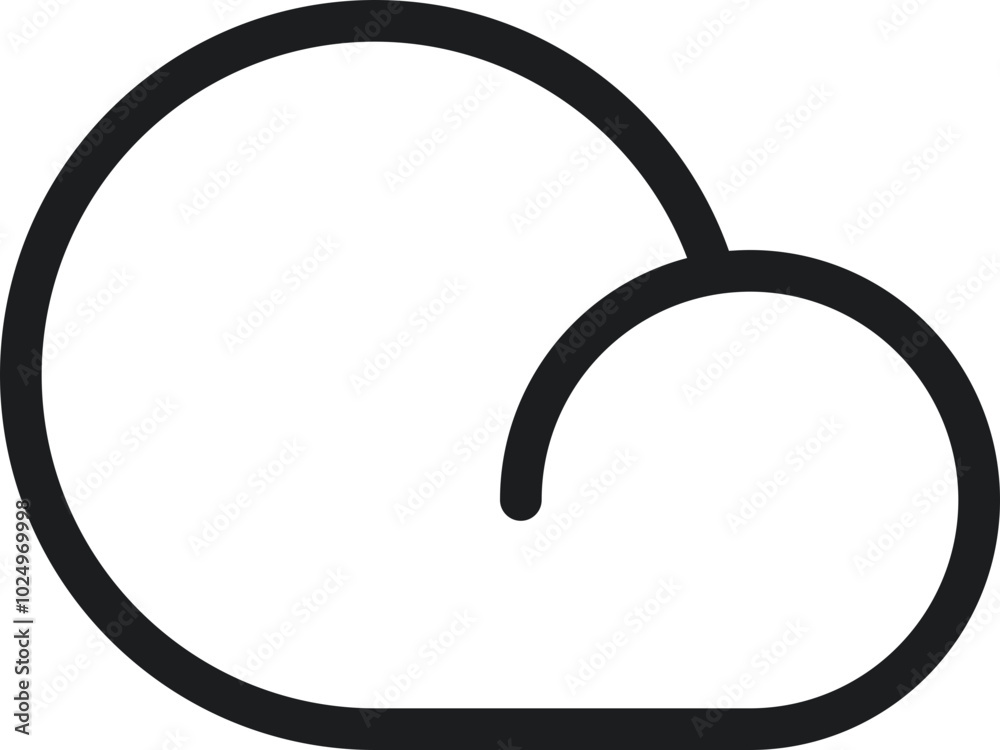 Home and Cloud Icon for web design, creative home and cloud icon