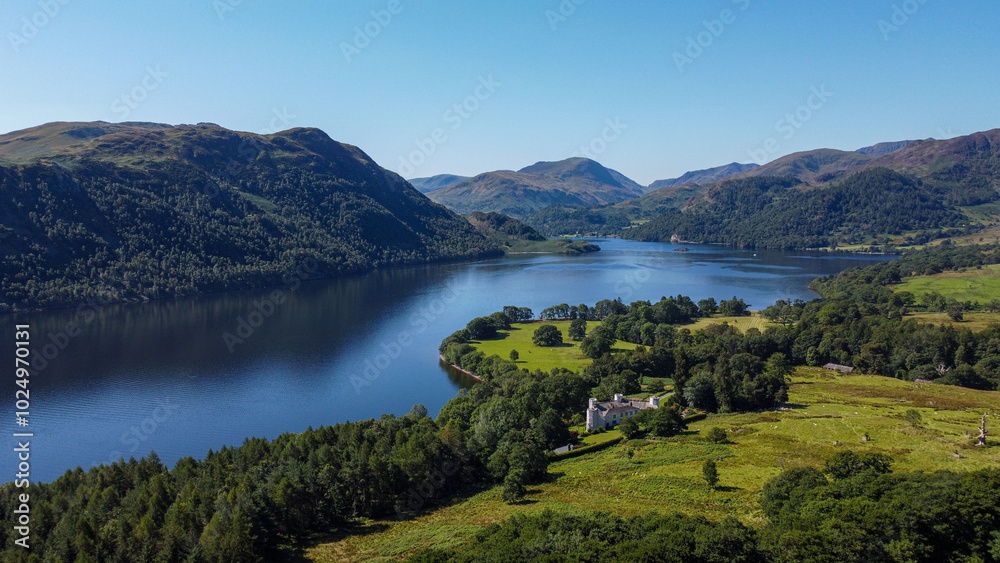 Naklejka premium Beautiful nature in United Kingdom, Lake District
