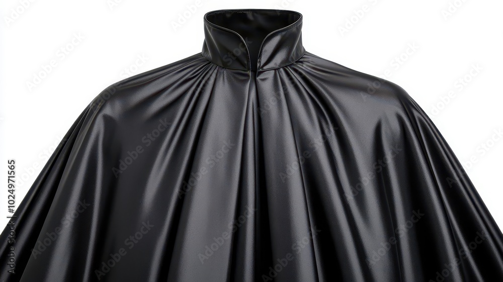 A vampire s cape billowing in the wind with a high collar focus on Dramatic and dark, perfect for gothic Halloween designs vibrant Fusion Isolated white background A vampire s cape billowing in the wind with a high collar focus on Dramatic and dark, perfect for gothic Halloween designs vibrant Fusion Isolated white background