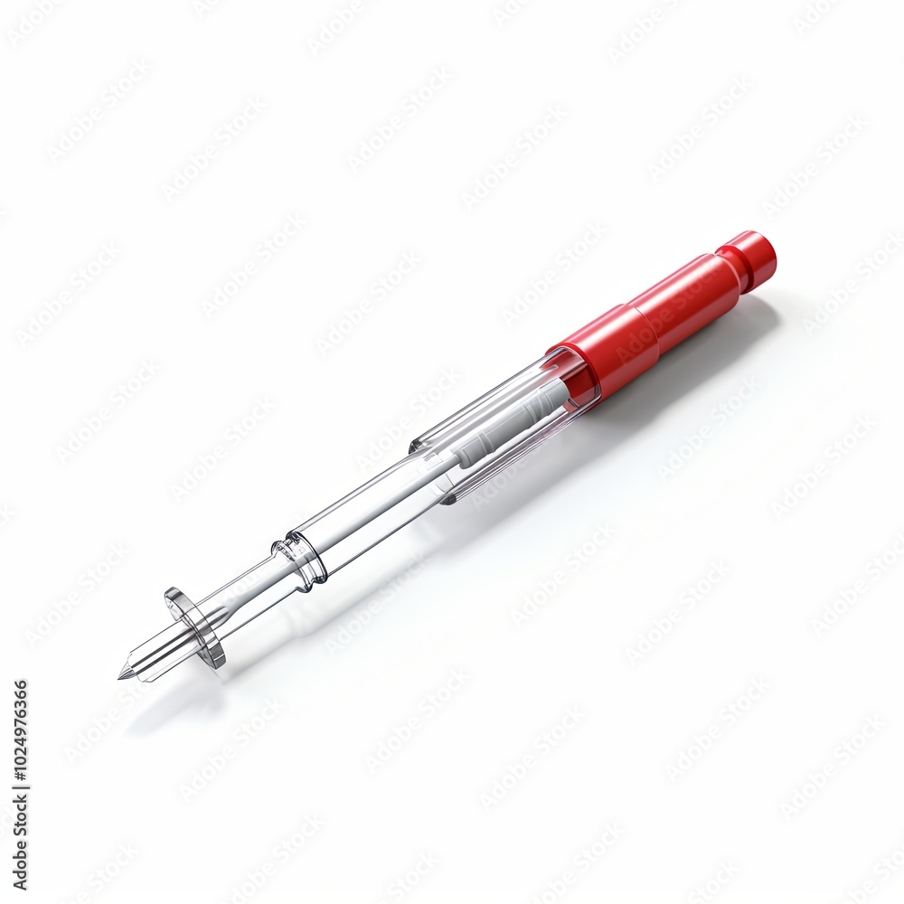 Syringe isolated on white background Syringe isolated on white background