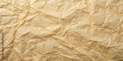 Textured beige paper background with natural folds and soft light