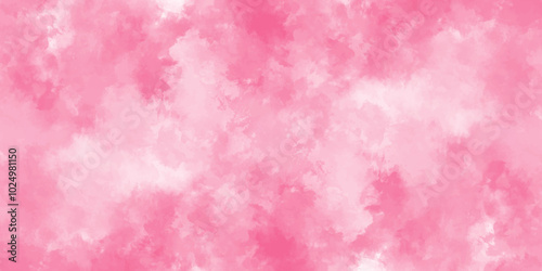 Abstract rose pink Watercolor background. bright and shinny lovely soft texture for design. Decorative soft pink paper texture. brush painted fantasy pastel pink watercolor background.	