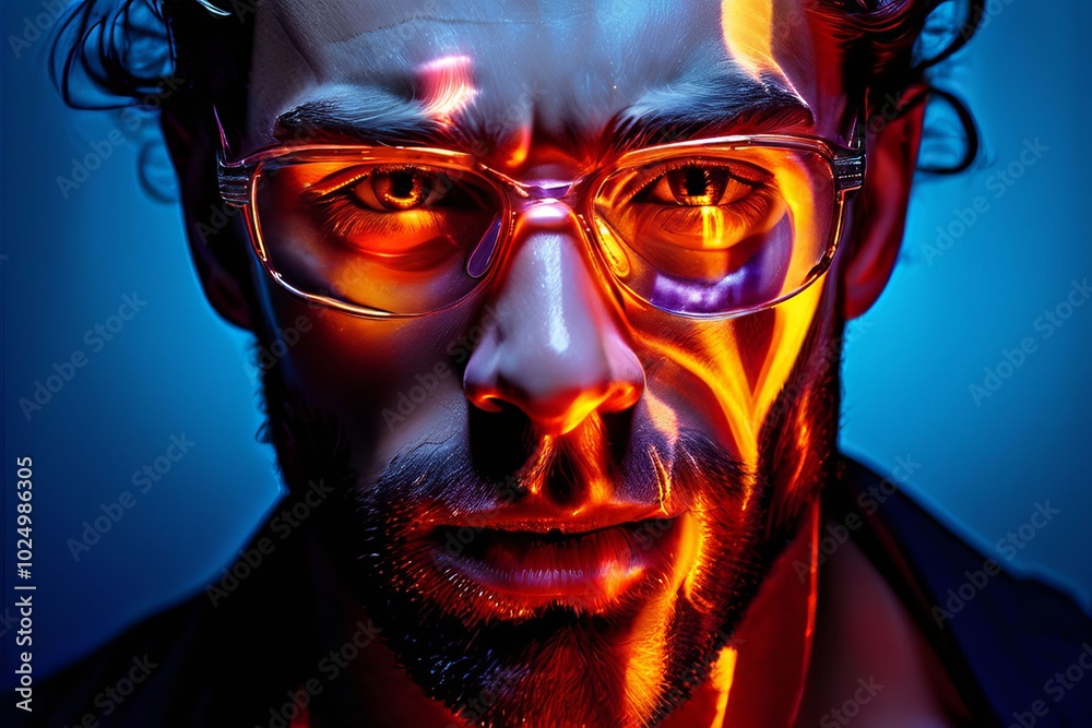 facial expressions with glass a vibrant glass style depiction of facial expressions with glass a vibrant glass style depiction of