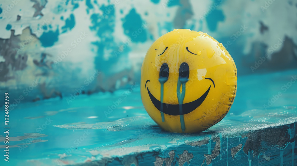 smiley face holding back tears smiley face holding back tears