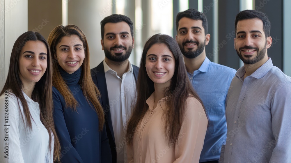 A diverse group from Lebanon, UAE, and Qatar working on sustainable aviation fuel solutions, blending innovation with environmental consciousness A diverse group from Lebanon, UAE, and Qatar working on sustainable aviation fuel solutions, blending innovation with environmental consciousness