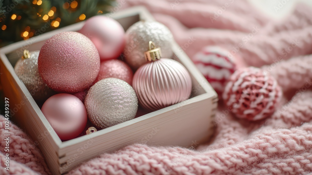 Christmas balls for the spruce close-up. AI generated illustration. Christmas balls for the spruce close-up. AI generated illustration.
