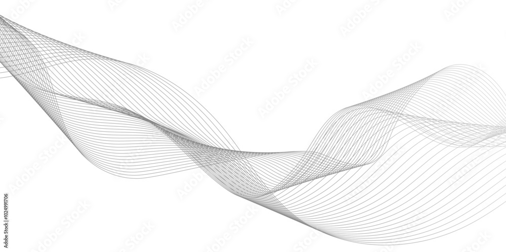 Abstract black and white background with wave lines, creative curved floating wave line elegant white striped diagonal line, Digital future technology concept geometric patterns of lines.
Abstract black and white background with wave lines, creative curved floating wave line elegant white striped diagonal line, Digital future technology concept geometric patterns of lines.