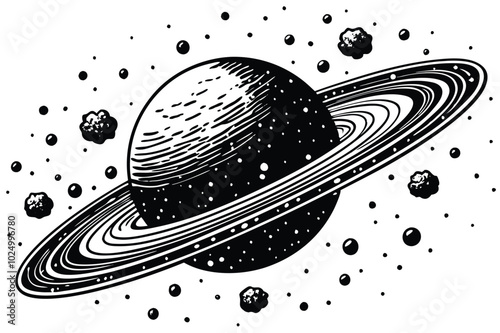 The Oort Cloud Vector Illustration photo