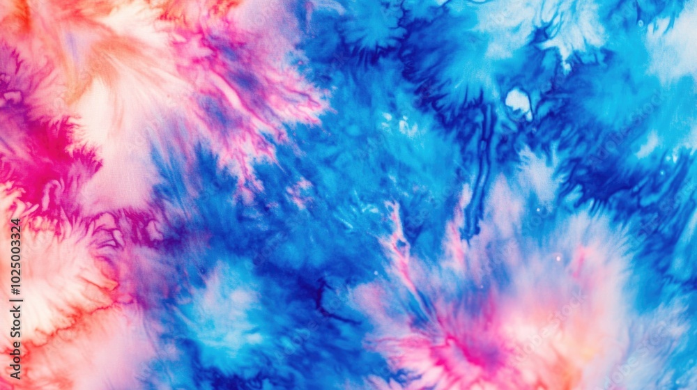 Vivid Dreamscape Watercolor Painting