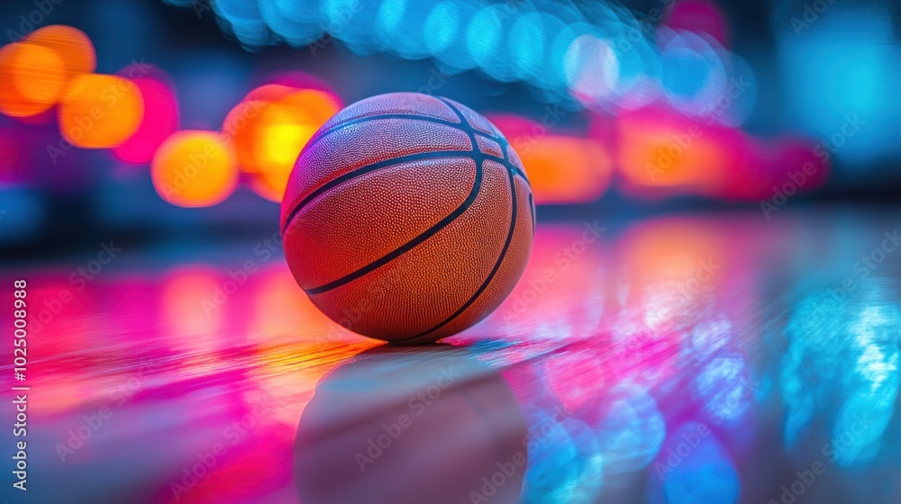 Dynamic Slam Dunk: Basketball Player in Action with Motion Blur under Bright Gym Lighting Captured with Nikon Z7 II and Wide Angle Lens Dynamic Slam Dunk: Basketball Player in Action with Motion Blur under Bright Gym Lighting Captured with Nikon Z7 II and Wide Angle Lens