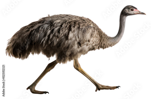 PNG Ostrich run animal bird beak. photo