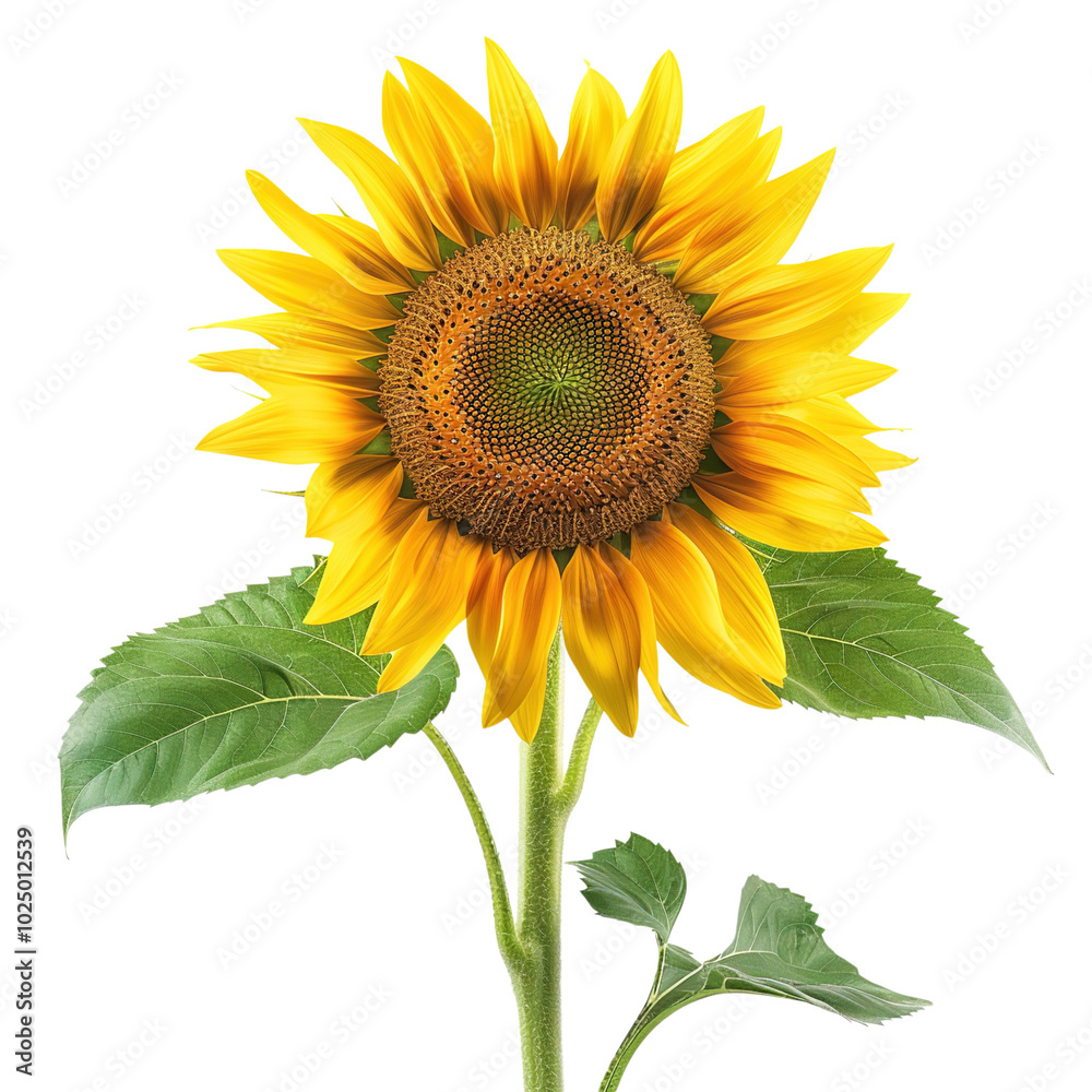 Fototapeta premium sunflower isolated on white