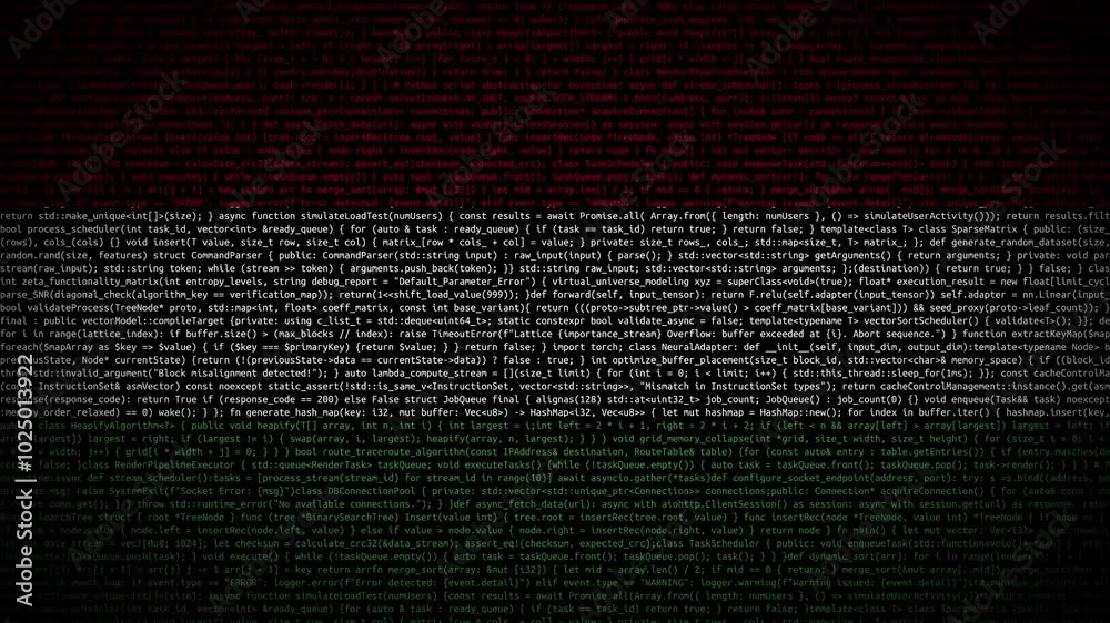 Binary code on flag of Hungary. Program source code or Hacker concept on Hungarian flag. Hungary digital technology security, hacking or programming