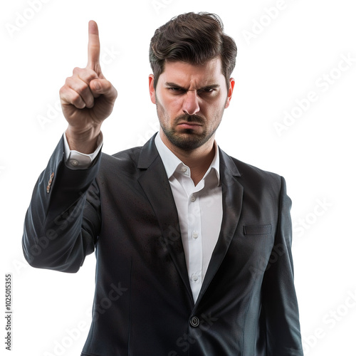 businessman showing ok sign