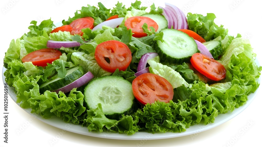 Closeup of a nutritious and delicious salad bowl filled with an assortment of fresh colorful vegetables against a plain background The salad represents a balanced Closeup of a nutritious and delicious salad bowl filled with an assortment of fresh colorful vegetables against a plain background The salad represents a balanced