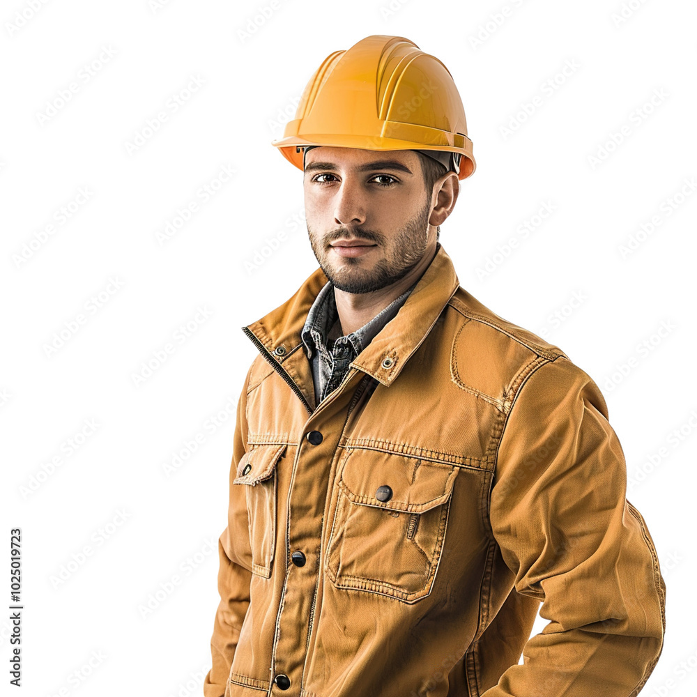 portrait of a worker in uniform
