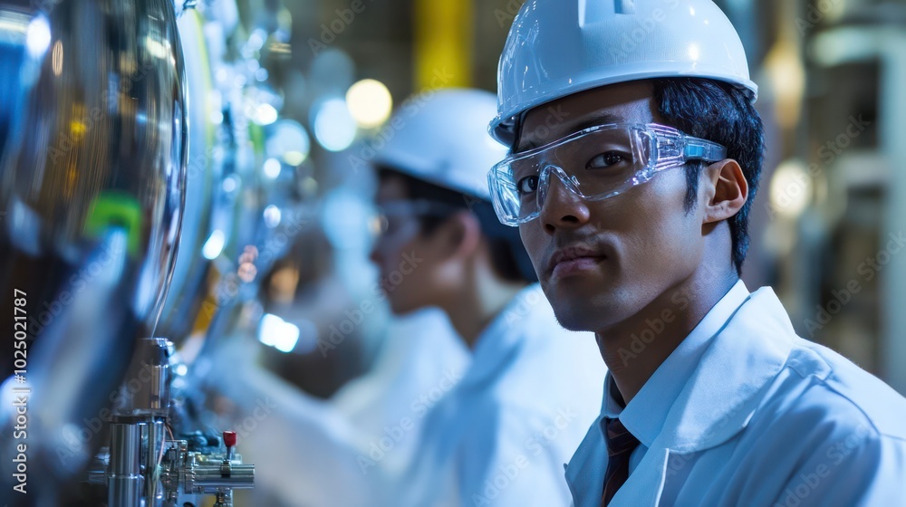 Nuclear physicists from Asia study atomic collisions and energy production in an advanced research center Nuclear physicists from Asia study atomic collisions and energy production in an advanced research center