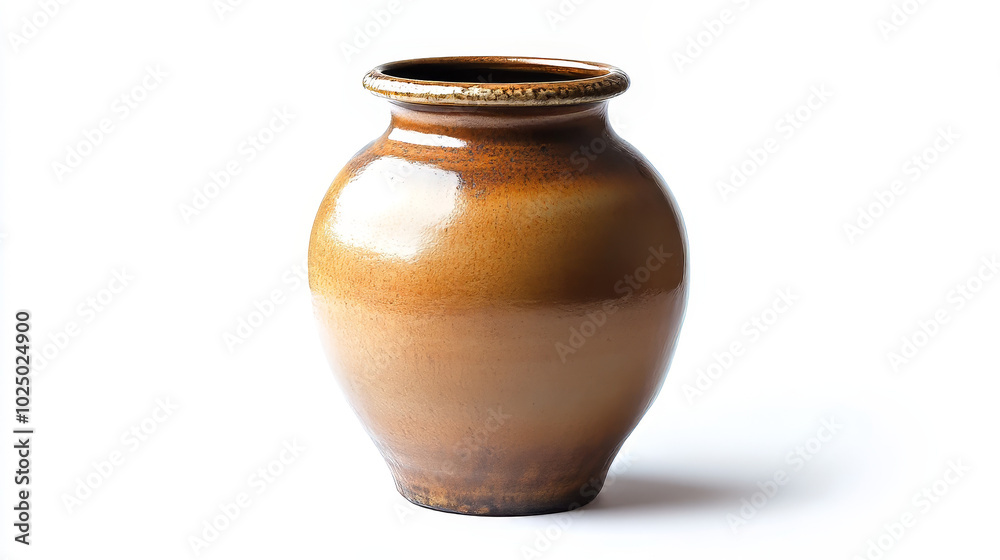 Ceramic vase isolated on white background Ceramic vase isolated on white background