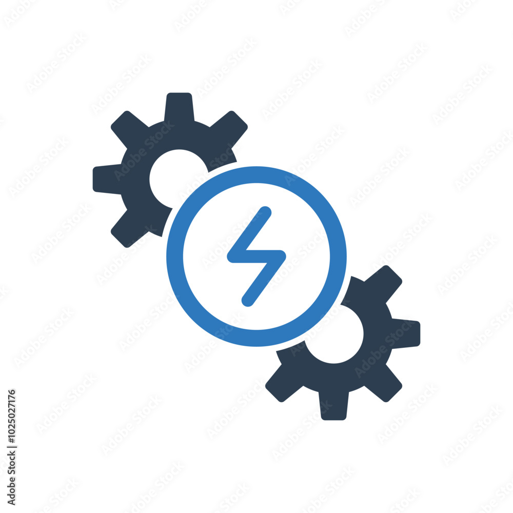 Electric Power Icon Sign Symbol Electric Power Icon Sign Symbol