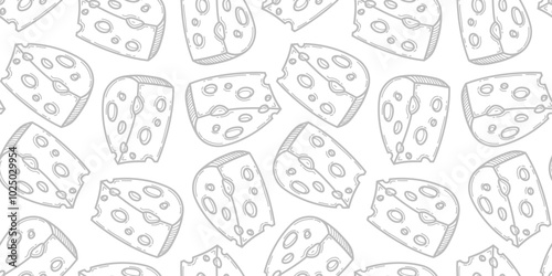 Cheese doodle pattern background. Seamless Pattern of a Cheese. Cheese pattern background. Seamless pattern of cheese doodle illustration background. 