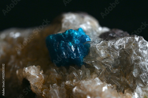 A rare blue mineral naturally found in India