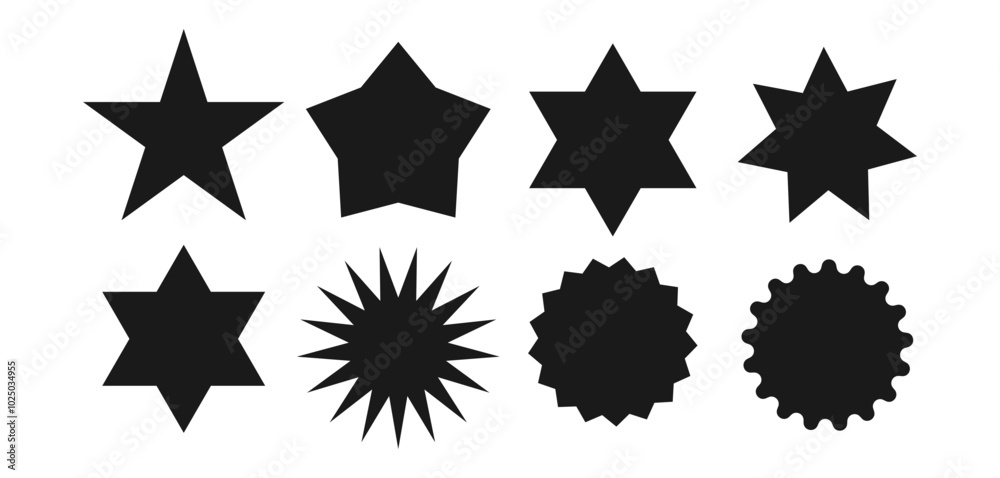 black and white stars black and white stars
