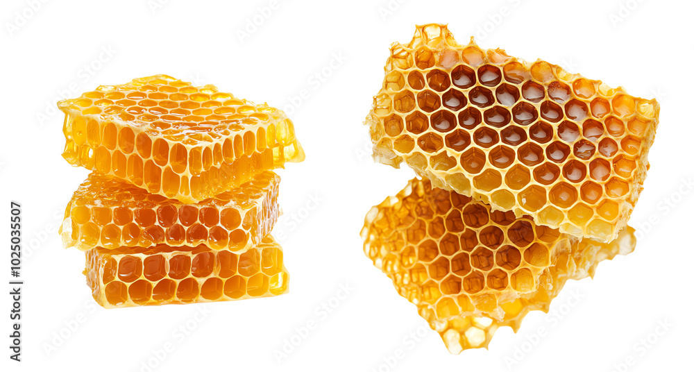 Honeycomb, white isolate background Honeycomb, white isolate background