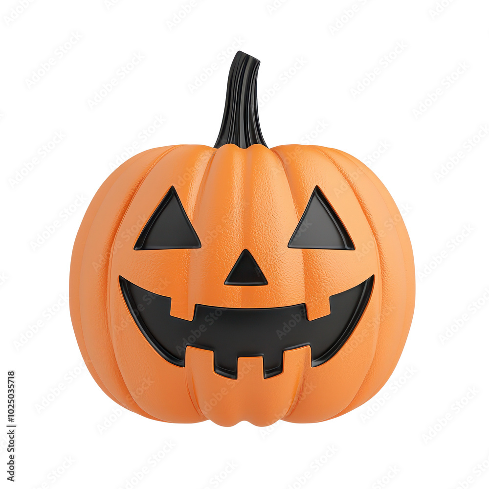 Halloween pumpkin with a spooky smile, white isolated background. Halloween pumpkin with a spooky smile, white isolated background.