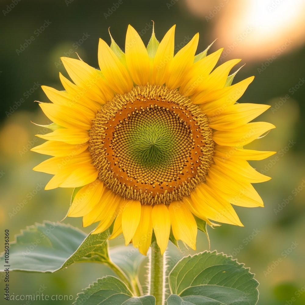 Obraz premium SunKissed Sunflower A CloseUp Bloom