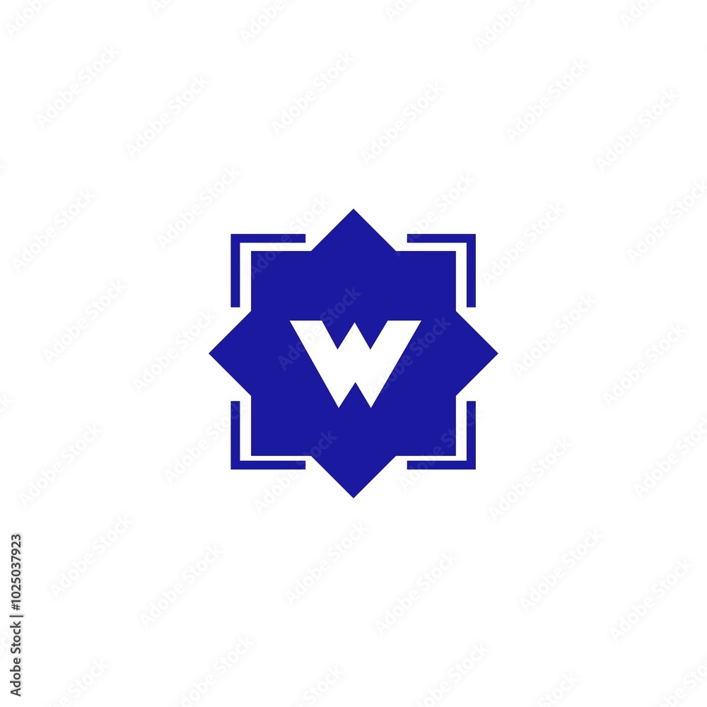 Abstract letter w vector logo design Abstract letter w vector logo design
