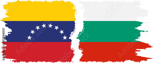 Bulgaria and Venezuela grunge flags connection, vector Free Download Bulgaria and Venezuela grunge flags connection, vector - GFXLoad
