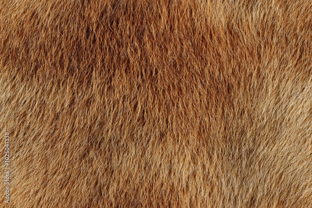 Fototapeta premium a horse fur close up , isolated on white background, , copy space for text,
