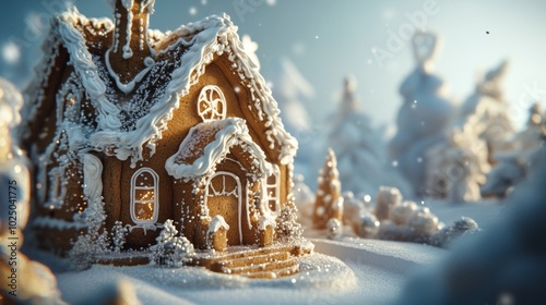 Gingerbread Dreams A Snowy Winter Wonderland