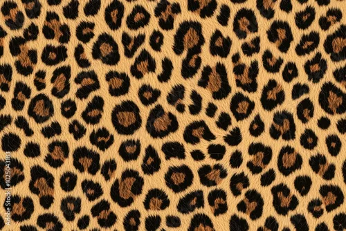 Fototapeta leopard skin background texture, real fur retro design, close-up wild animail hair modern , isolated on white background,  , copy space for text,
