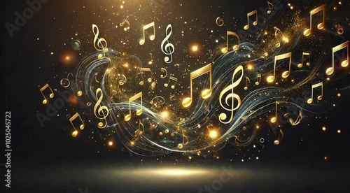 踊る音符