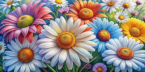 Beautiful Drawings of Daisy Flowers in Various Styles for Floral Art Lovers and Nature Enthusiasts