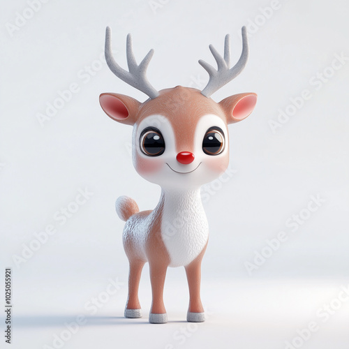 reindeer with a background