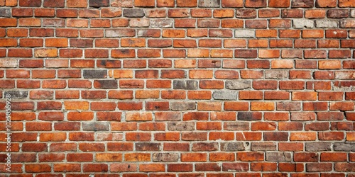 weathered red brick wall, textured background, construction material, urban architecture, asymmetrical design