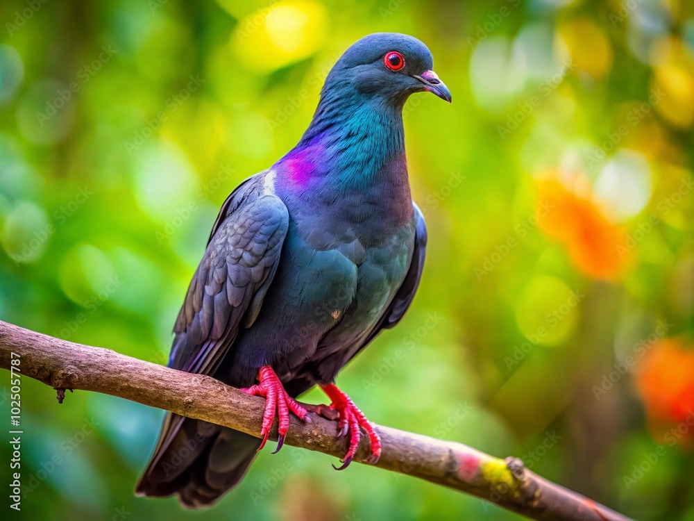 Black Dove Bird Perched Gracefully on a Branch Against a Soft Background Captivating Nature Lovers and Bird Enthusiasts Black Dove Bird Perched Gracefully on a Branch Against a Soft Background Captivating Nature Lovers and Bird Enthusiasts