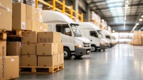 Storage and Logistics in a Modern Warehouse Facility