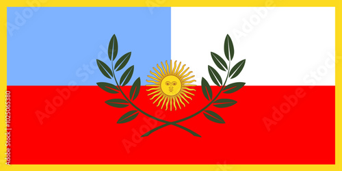 Flag of Catamarca Province (Argentine Republic, Argentina, South America)