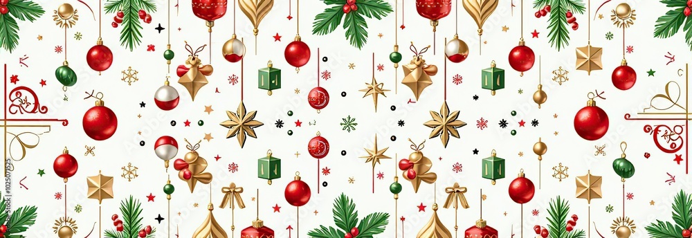 Seamless pattern of Christmas images
Seamless pattern of Christmas images