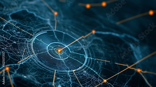 High-Detail Satellite Imagery of Precise Coordinates - Accurate Location Tracking for Mapping and Navigation Use