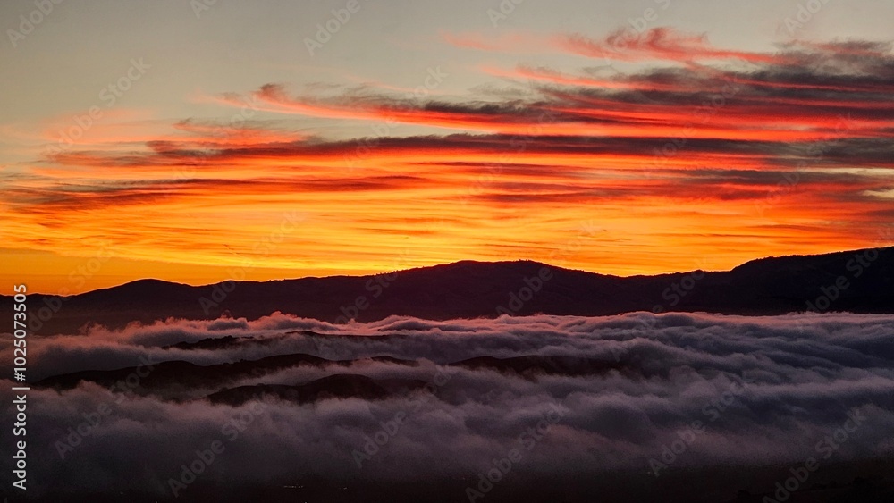 sunrise over the mountains sunrise over the mountains